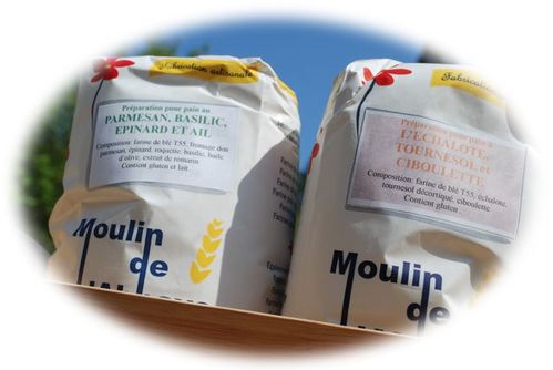 Moulin Abbaye Parmesan, ail, basilic, épinard