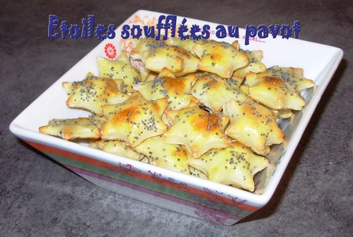 Etoiles soufflées au pavot2