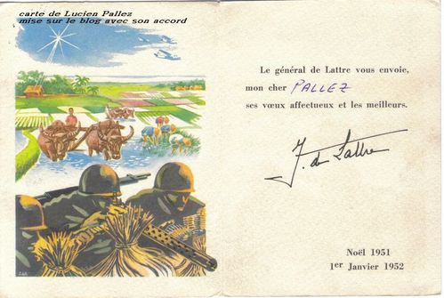 carte Noël 1951 1°janvier 1952 - Copie