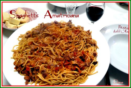 spaghettis amatriciana 1