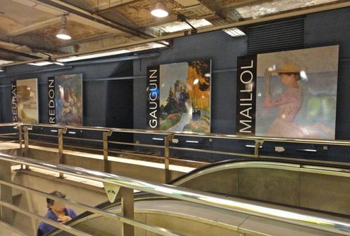 RER musée d'Orsay peinture Gauguin