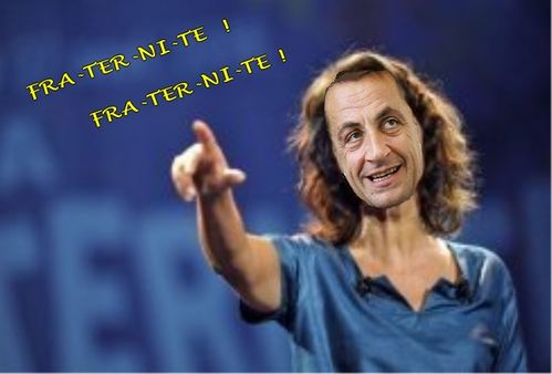 sarko fait son zénith de la fraternité