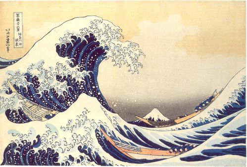 Hokusai sous la grande vague
