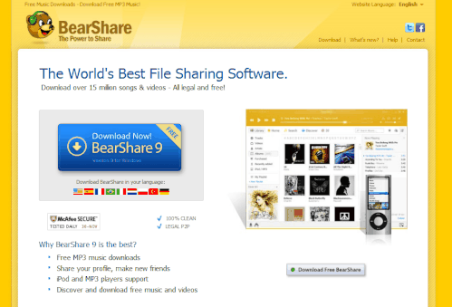 bearshare gratis italiano 2012