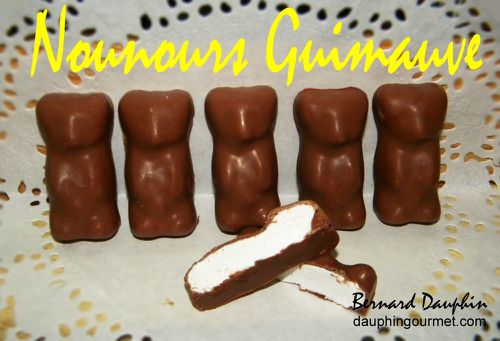 Oursons guimauve enrobés de chocolat – Petit Cube