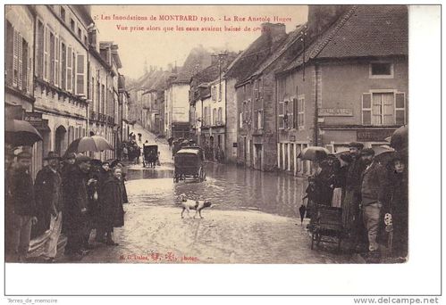 inondations à Montbard 1910