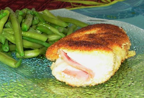 Escalope de poulet façon cordon bleu au roquefort3