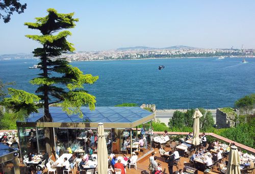 Istanbul Konyali terrasse vue