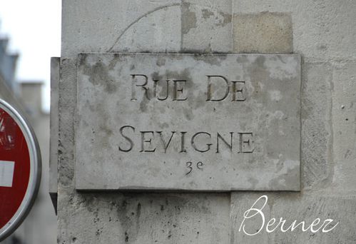 Rue de Sévigné 75003 Blog