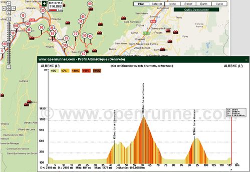 Cols de Clémencière, Charmette & montée de Montaud par V