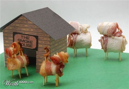 Lardons à la ferme