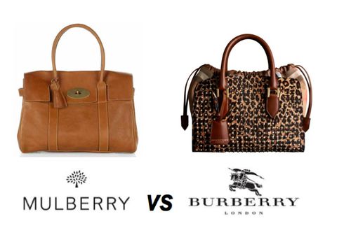 Mulberry store and burberry