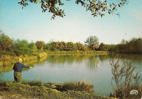 Cartes postales étang Berry alentours de Chateauroux