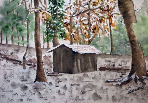 Lulu.Cabane en Hiver