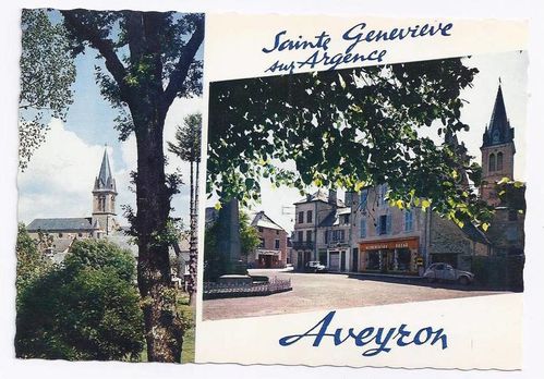 Carte postale ---- Sainte-Geneviève-sur-Argence.  Jpg