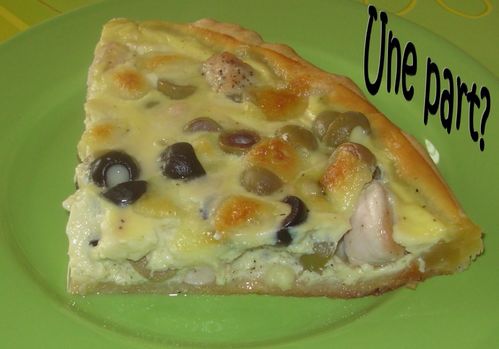 Tarte poulet-mozza-olives4