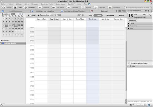 Thunderbird - Google calendar
