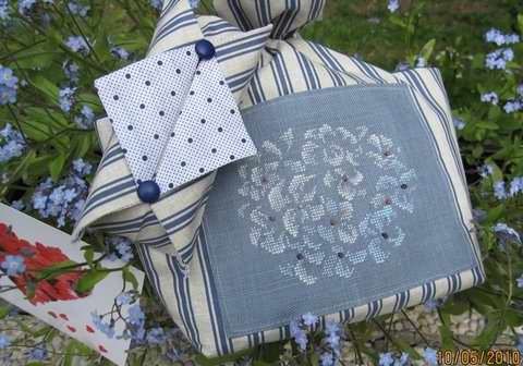 hortensia dfea-panier noué étui à mouchoirs
