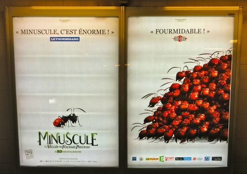 affiche cinéma Minuscule jeu de mot 5