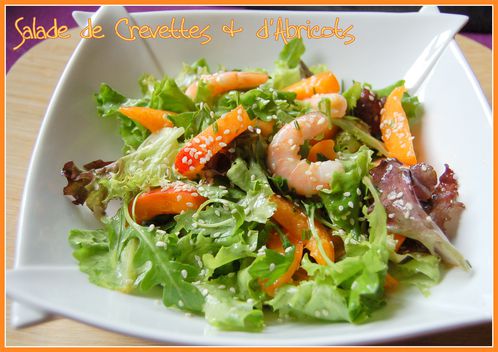 salade crevettes abricots