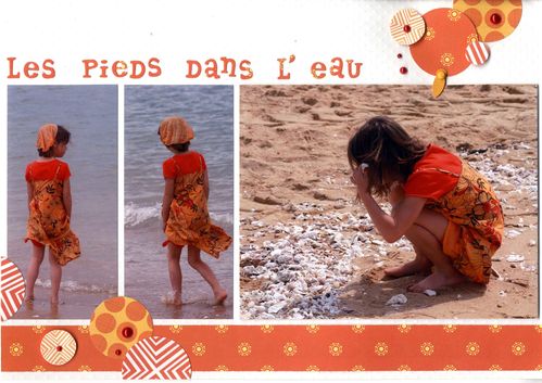 Seule sur le sable 2
