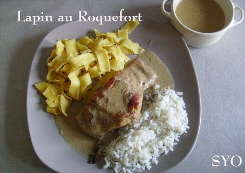 Lapin crème de Roquefort-Mamigoz