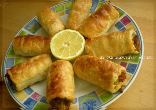 feuilleté viande hachée légumes