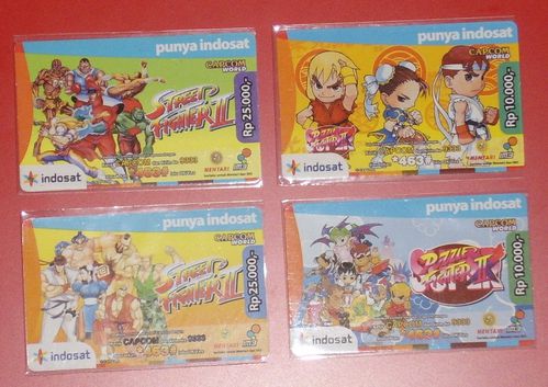 139-Street Fighter Indonesian Phonecards