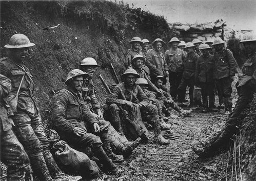 0 - Infanterie anglaise dans la Somme July 1916