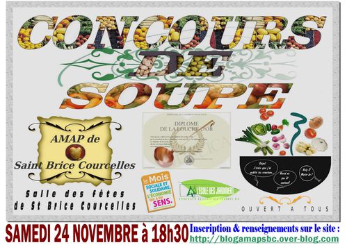 Affiche concours de soupe