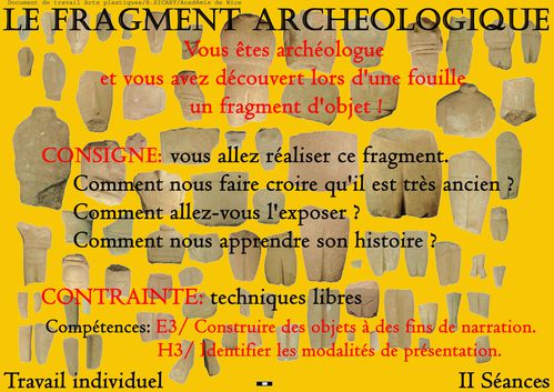 2 Le fragments archéologique