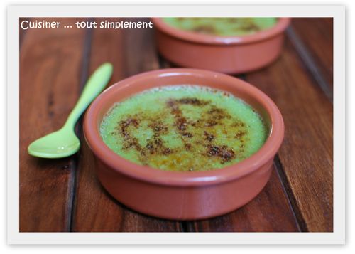 crème brulée pistache