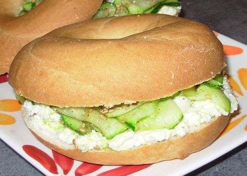 Bagels chèvre, romarin, courgette3