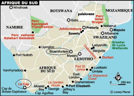 41 - Carte Afrique du sud