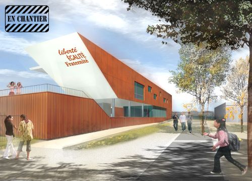 Groupe scolaire Allée en chantier