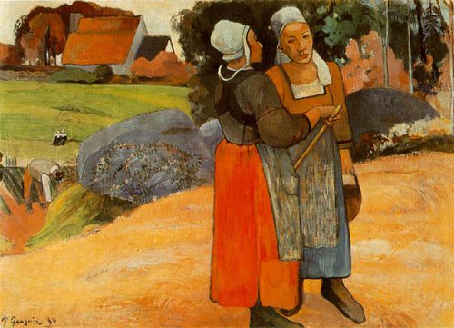 Paul Gauguin paysannes bretonnes