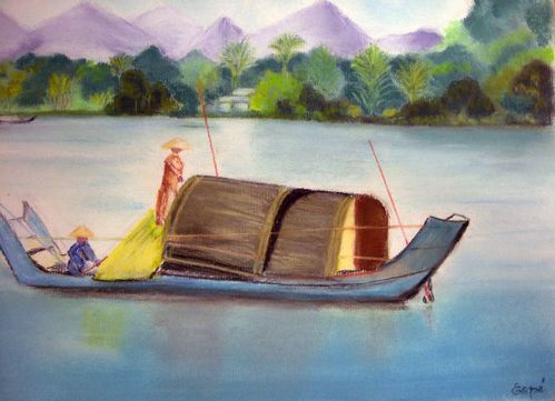 Solange.Le long du fleuve