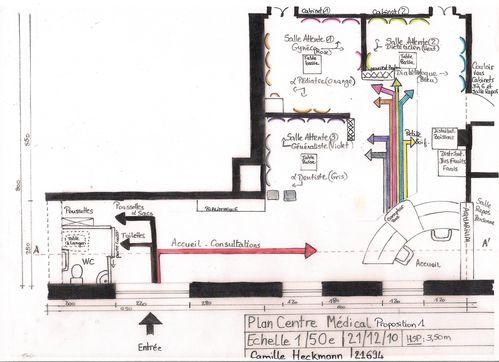 plan cabinet médical Camille Heckmann