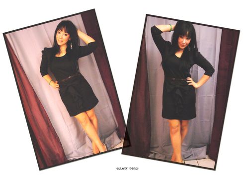black dress