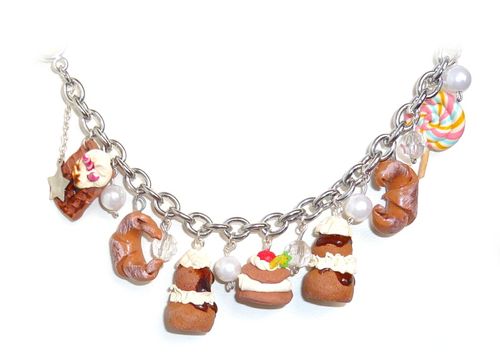 bracelet patisseries fimo