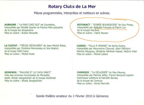 Programme 001
