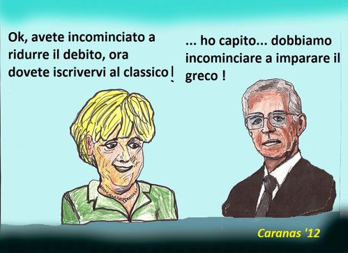 Monti deve studiare greco