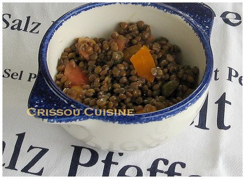 salade de lentilles