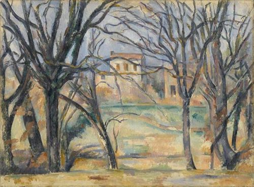 - Arbres et maisons cézanne