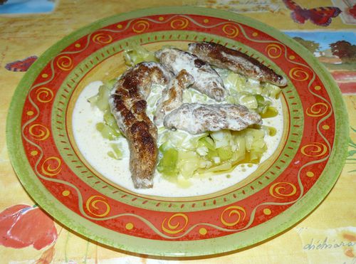 poulet cumin tagliatelles courgettes