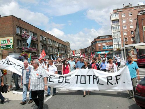 manif retraites à Dunkerque - 13 juillet 2010