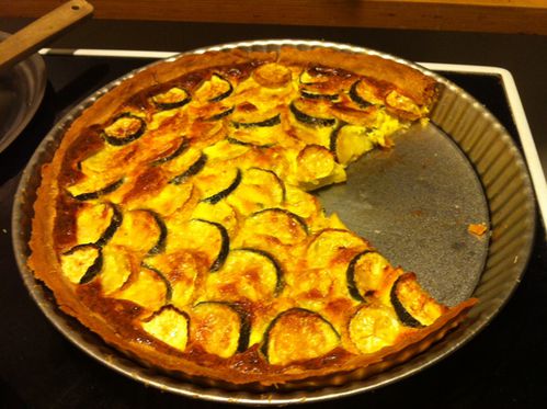 tarte courgettes lodef