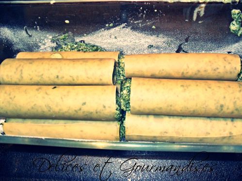 Cannelloni chevre - Epinards