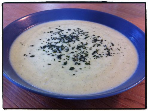- Potage aux courgettes -