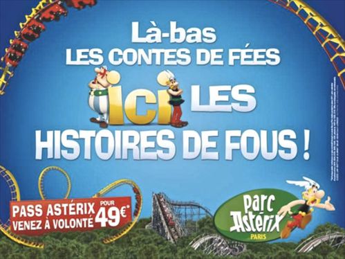 Affiche Parc Astérix fous 2